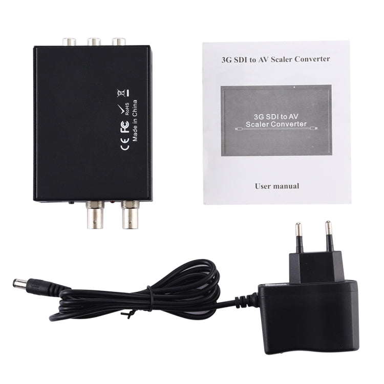 Frendorf | NF-F001 3G SDI zu AV + SDI Scaler Konverter, Ermöglicht SD-SDI / HD-SDI / 3G-SDI auf HDTV angezeigt