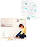 Frendorf | 2 PCS 500Mbps Powerline Netzwerk Mini Homeplug AV Ethernet Brücke, 7HP150, EU Stecker(Weiß)