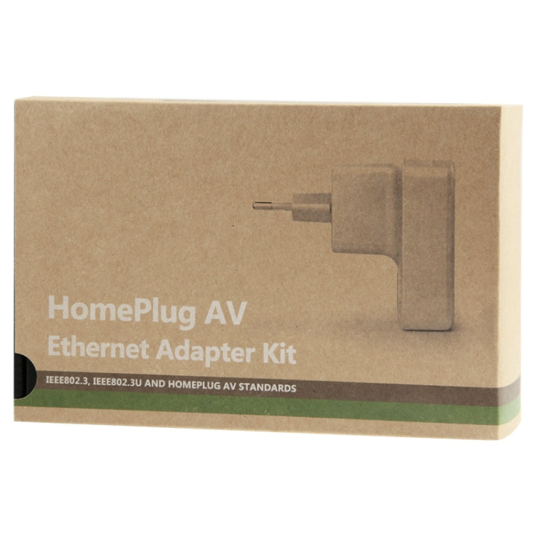 Frendorf | 2 PCS 500Mbps Powerline Netzwerk Mini Homeplug AV Ethernet Brücke, 7HP150, EU Stecker(Weiß)