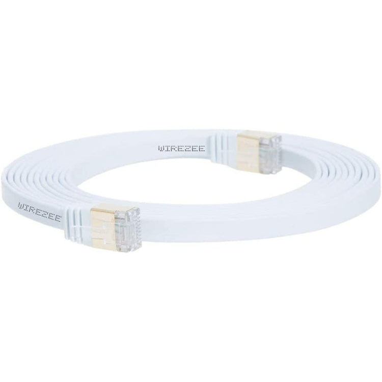 Frendorf | Vergoldetes Head CAT7 Hochgeschwindigkeits 10Gbps Ultra-dünnes Flaches Ethernet Netzwerk LAN Kabel(20m)