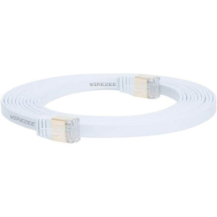 Frendorf | Vergoldetes Head CAT7 Hochgeschwindigkeits-10Gbps Ultra-dünnes Flach-Ethernet RJ45 Netzwerk LAN-Kabel (30m)