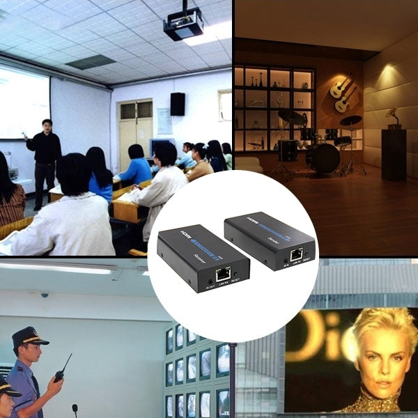 Frendorf | HDMI-Extender über ein einzelnes UTP CAT5e/6-Kabel, Übertragungsdistanz: 100m