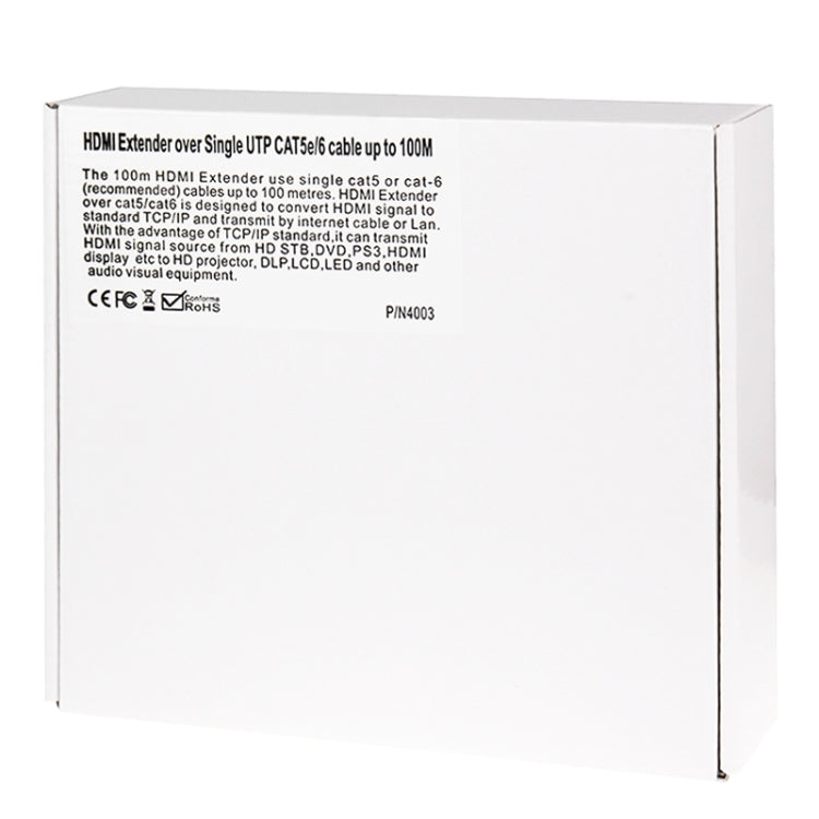 Frendorf | HDMI-Extender über ein einzelnes UTP CAT5e/6-Kabel, Übertragungsdistanz: 100m