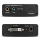 Frendorf | HDV-339 Full HD HDMI zu DVI + Digital Coax / Analog Stereo Audio Converter Adapter (Schwarz)