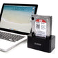 Frendorf | ORICO 6619US3 5Gbps Super Speed USB 3.0 zu SATA Festplatten-Dockingstation für 2,5 Zoll / 3,5 Zoll Festplatte (Schwarz)