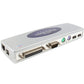 Frendorf | Hi-speed USB 2.0 Docking Station mit 8 Ports (2xUSB 2.0 + PS2 Maus + PS2 Tastatur + RS232 + DB25 + LAN + Upstream),Silber(Silver)