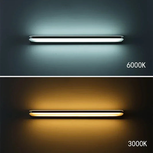 Moderne LED Badezimmer Spiegel Wandlampe - 9W/12W Edelstahl Vanity Lichtarmatur