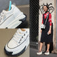 Frendorf | 7 cm Plateau-Keilsneakers aus Leder