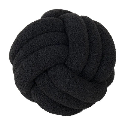 Gooi Kissen - Cozy - Handgeknoteter Ball - Lammfell
