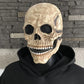 Frendorf | Beweglicher Kiefer Realistische Vollkopf-Schädelmaske - Menschliches Skelettmaske für Halloween-Party