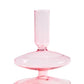 Pink Glass Taper Kerzenhalter