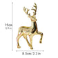 Goldhirsch Statue Rentier Figuren Harz Elch Skulptur Wohnzimmer Luxus Wohnkultur Weihnachtsdekoration Tisch Ornamente