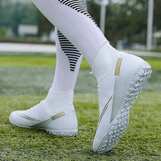 Frendorf | Turf Fußballschuhe Hohe Knöchel Futsal Männer Ag Tf Outdoor Atmungsaktive Fußball Stiefel Rutschfeste Trainer