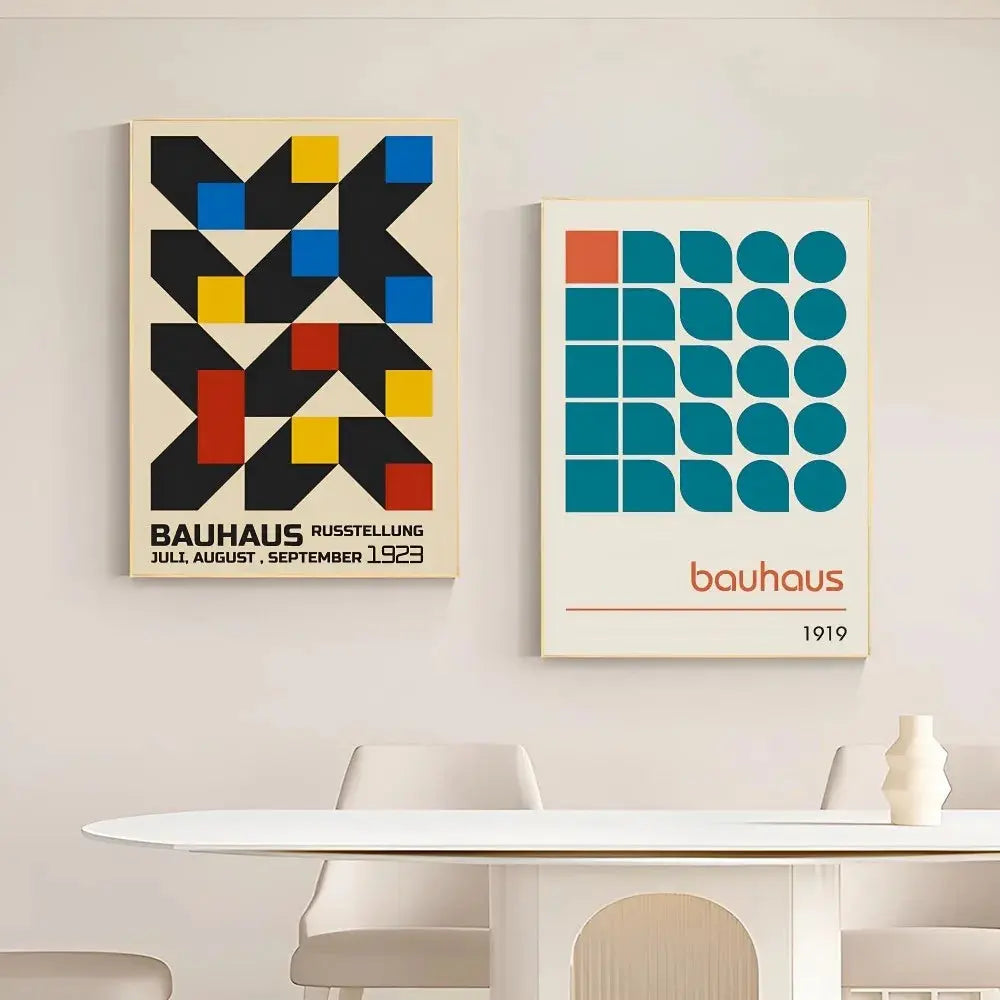 Frendorf | Bauhaus Poster: Erheben Sie Ihre Dekoration mit moderner abstrakter Kunst