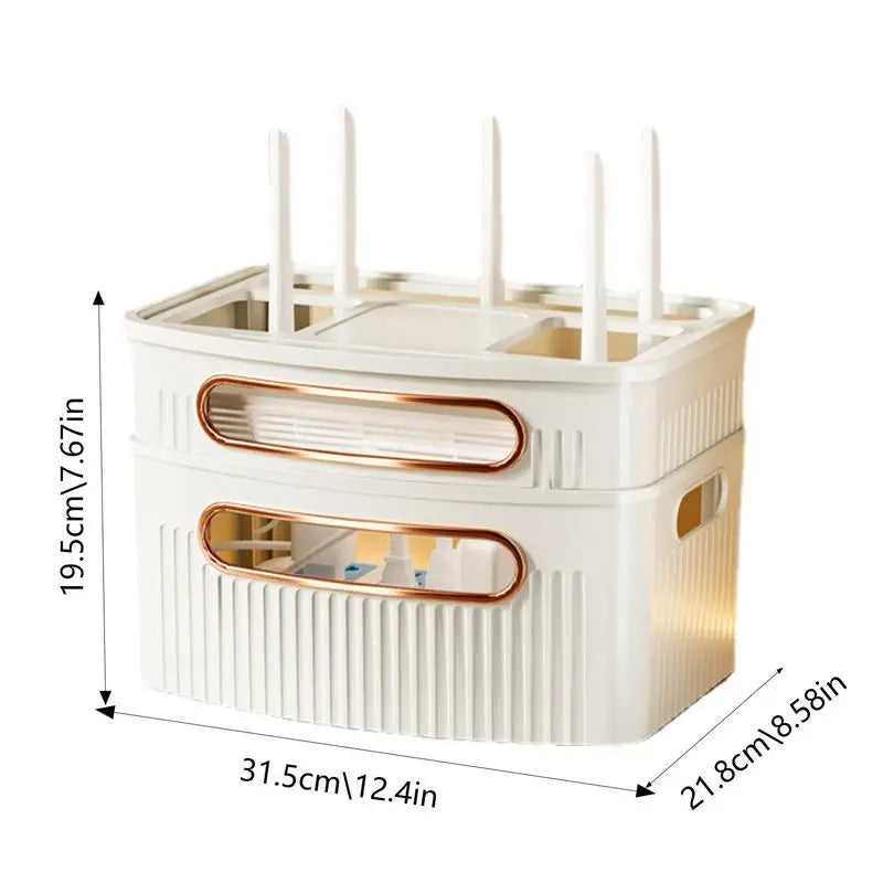 Frendorf | Staubdichtes dekoratives Router-Aufbewahrungskasten-Organizer