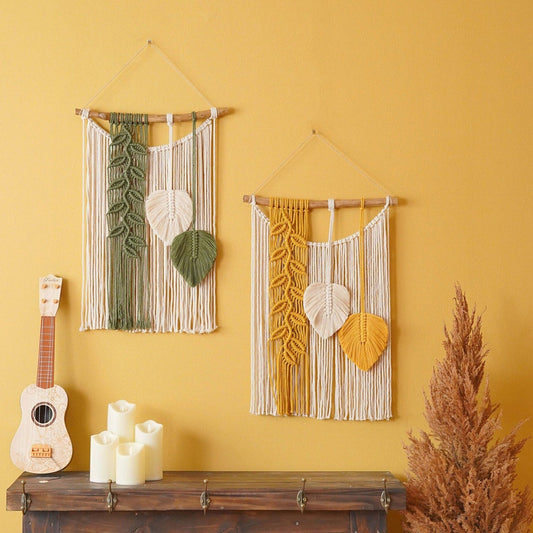 Makramee Wandbehang Wanddekoration Boho Bohemian Gewebte Wohnkultur Handgemachte Wohnzimmer Apartment Studentenwohnheim Wandteppiche