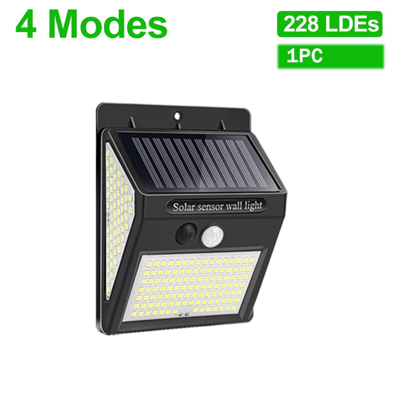 Neu Solar Lampe Licht IP65 Wasserdicht mit Motion Sensor