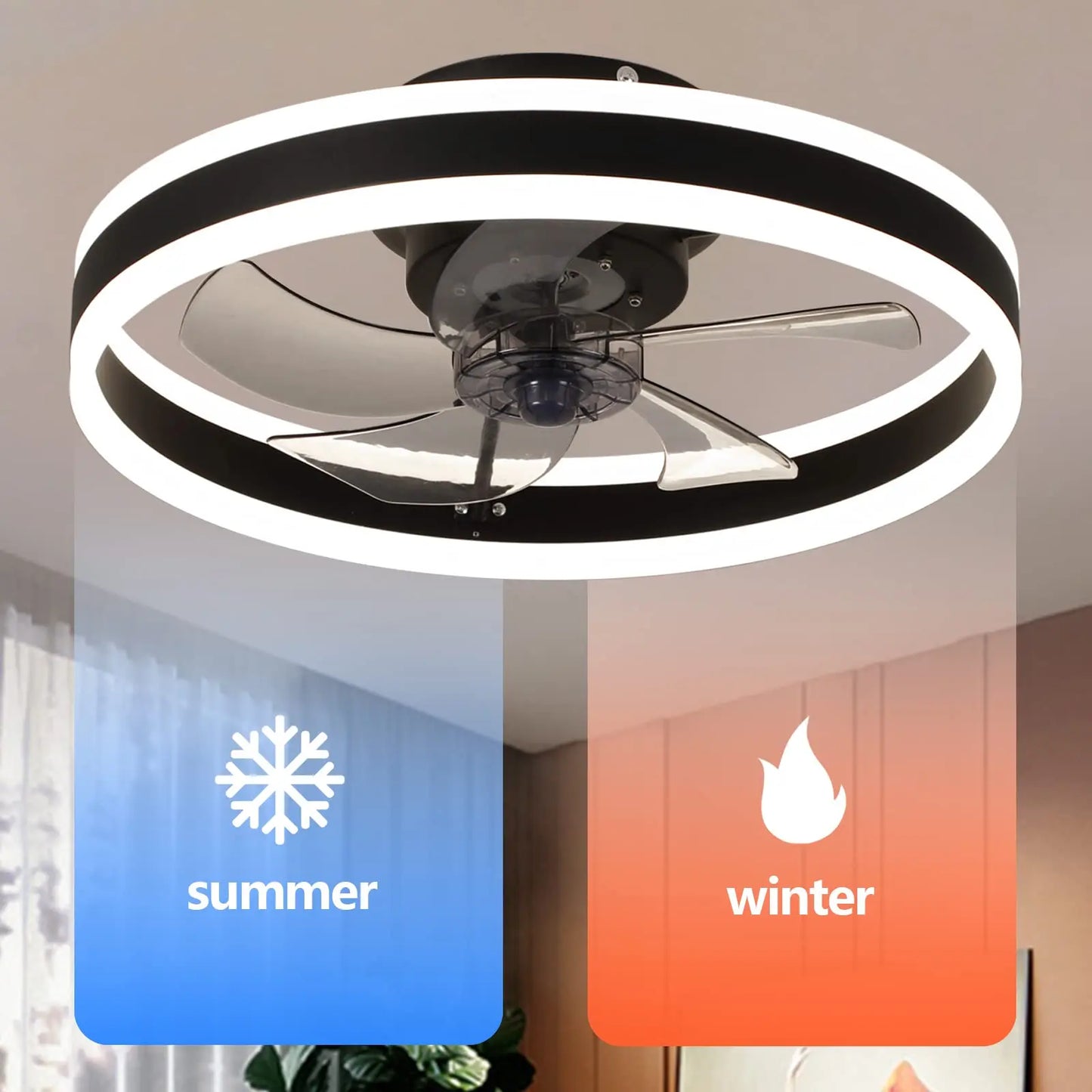 Frendorf | Aura Silent LED Deckenventilatorlampe