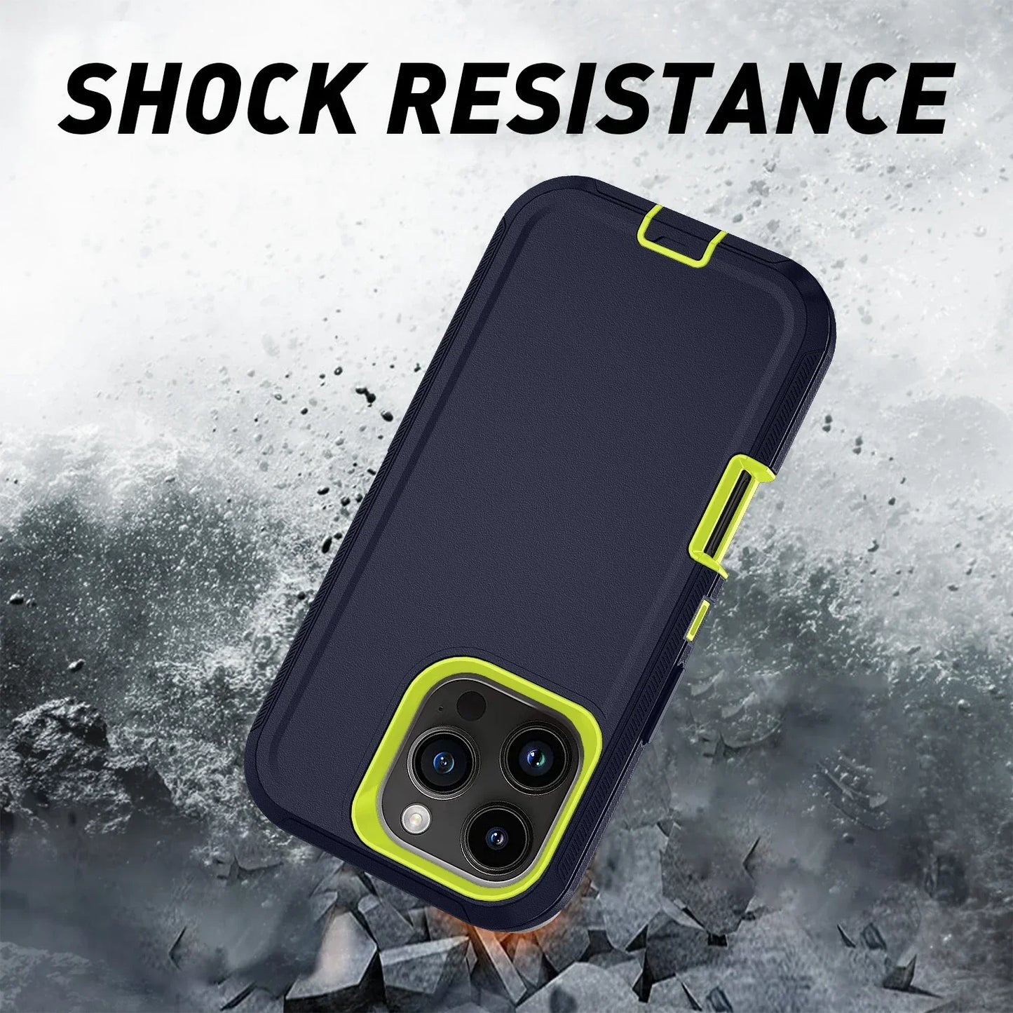 Frendorf | Armor Shockproof Defender Handyhülle für iPhone | Hart PC+TPU Rückendeckel