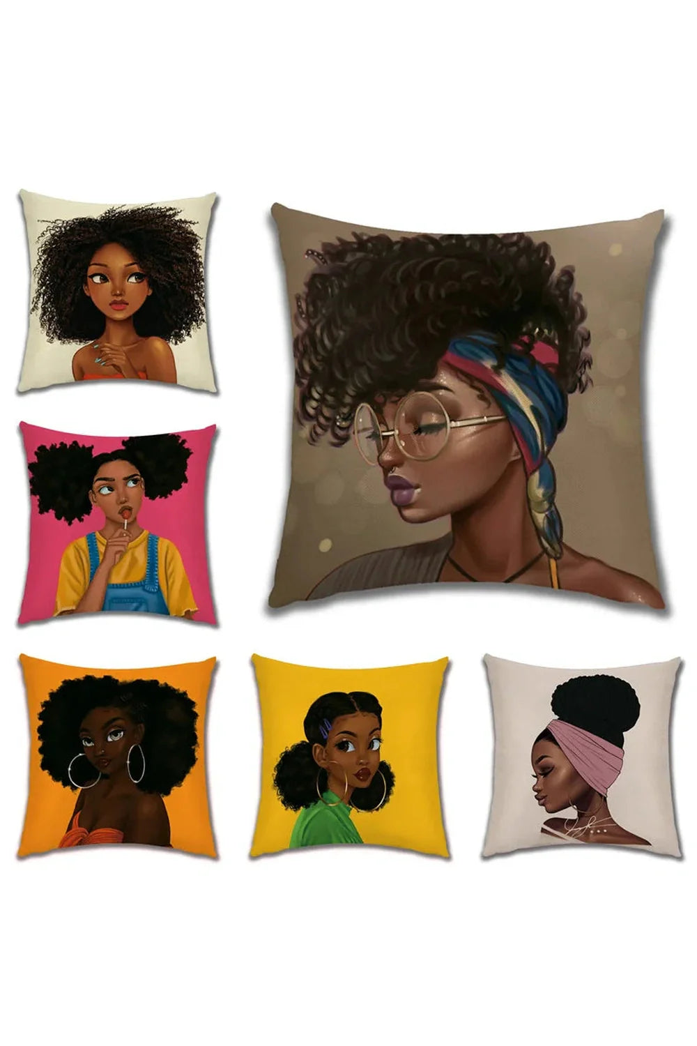 Afrikanische Damen-Kissenbezug
