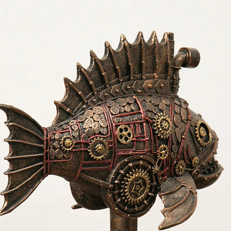 Frendorf | Steampunk Mechanische Blackfish Figurine