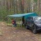 Teleskop-Zeltgestänge - Verstellbare Aluminiumlegierungsstangen für Rucksackreisen, Wandern, Camping, Sonnenschutzdach-Zubehörset