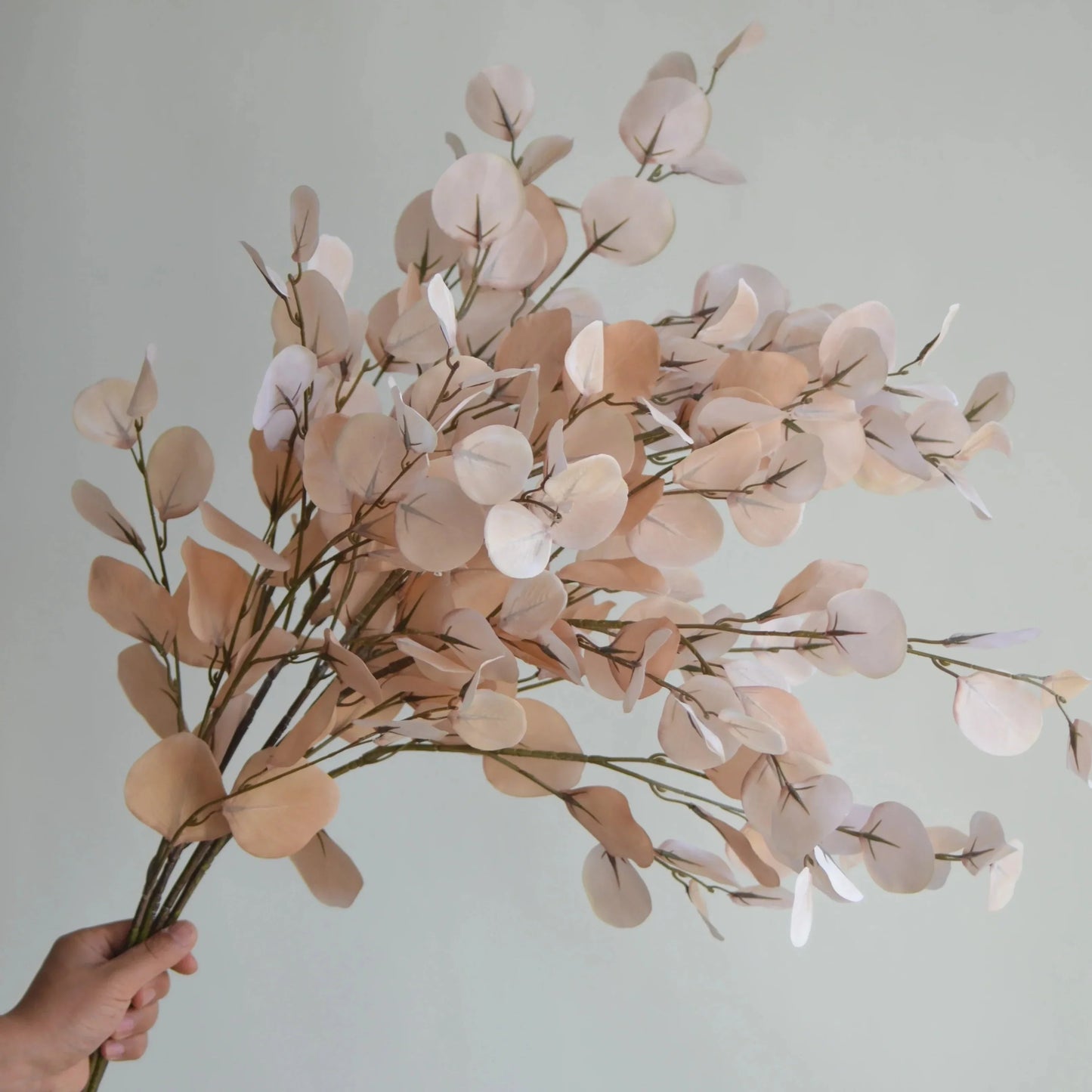 Frendorf | FloraLuna Künstlicher Lunaria-Zweig | Elegante Deko-Zweige für Zuhause | Hochwertige Kunstpflanze