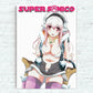 Super Sonico Anime Poster Home Office Wand Schlafzimmer Wohnzimmer Küche Dekoration Malerei