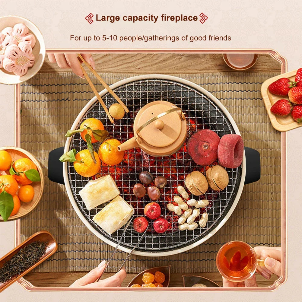 Frendorf | Balkona BBQ-Grill | Kompakt & Raucharm | Für Balkon & Camping | Mit Edelstahlrost