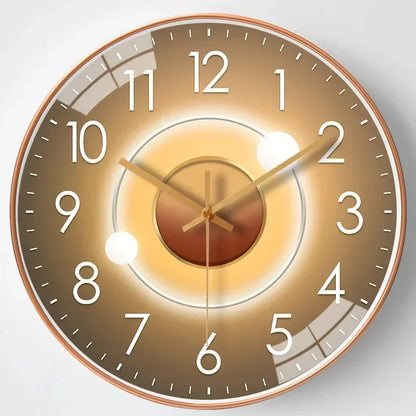 Frendorf | Zeitloses Flüstern™ | Stille Klassische Wanduhr | Geräuschloses Design für Schlafzimmer & Bürodeko