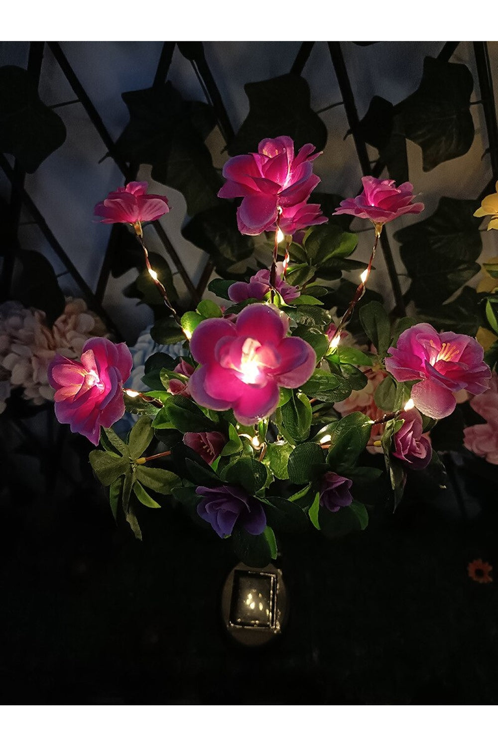 Pfad Solar Blumen Gartenlichter