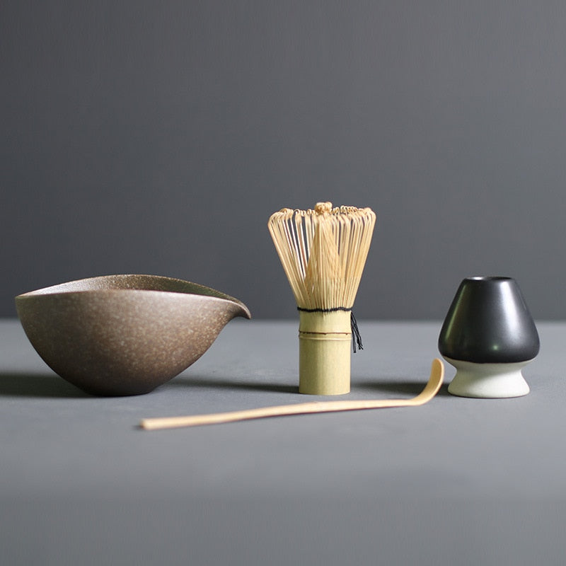 Frendorf | Delige Matcha Set | Hohe Qualität Bambus & Keramik