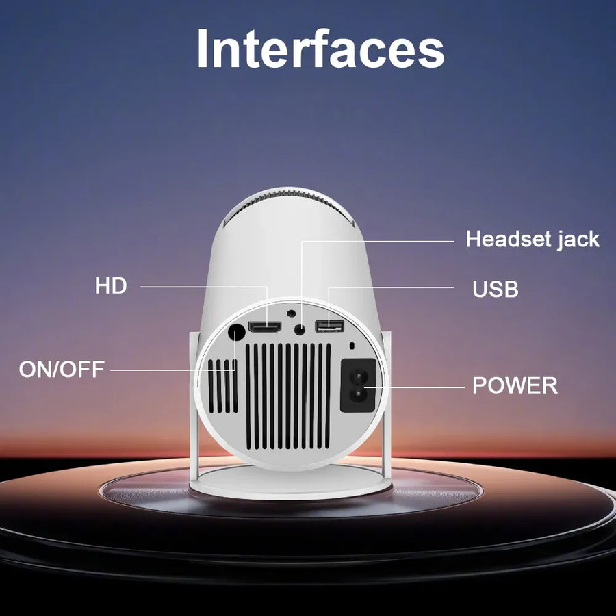 Frendorf | Vision4K Android Projektor Pro | 4K UHD Beamer | WLAN & Bluetooth | Heimkino & Streaming