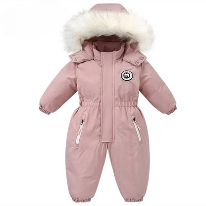 Frendorf Baby-Winteroverall Mila | 3-lagig, Wasserdicht und Gefüttert für maximalen Kälteschutz (75-115cm)