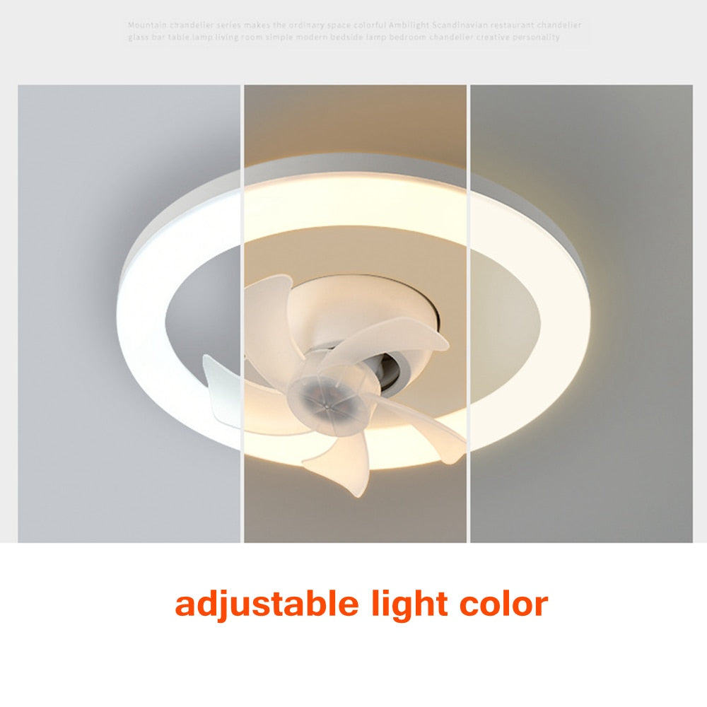 Frendorf | 2in1 Strahlend Rotierender RC Deckenventilator Lampe