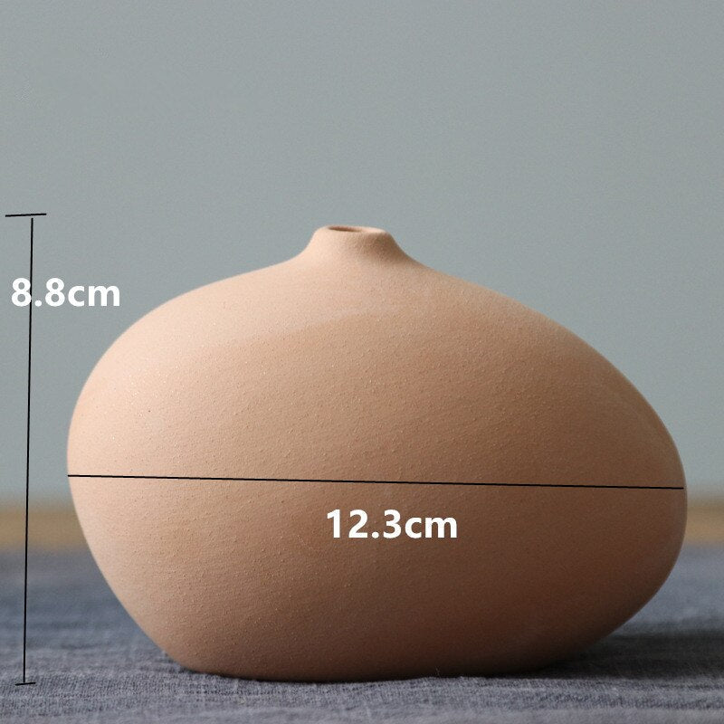 1 Stück matte Keramikvase, Heimdekoration, Keramik, Blumenvase, Fotografie-Requisiten