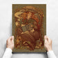 Art Nouveau Kraftpapier Poster Vintage Zuhause Zimmer Bar Café Dekor Ästhetische Kunst Wandgemälde