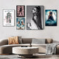 Beliebter Popsänger-Ariana Grande Poster Wandkunst Wohnkultur Zimmerdekor Digitale Malerei Wohnzimmer Restaurant Küchenkunst