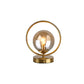 Frendorf | EleganceGlow Glasbordlampe – Stilvolles Design mit Messingdetails