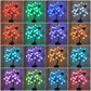 RGB Rose Blume Baum Lichter 24LED USB Batterie Tischlampe Feen Nachtlicht Zuhause Party Weihnachten Hochzeit Schlafzimmer Dekoration Geschenk
