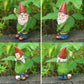 Frendorf | JollyPee Kreative Gartenzwerg Statue | Harz Handwerk | Weihnachts- und Garten-Deko | Witzige Innenhof-Dekoration