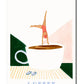 Guten Morgen Kaffee Leinwand Poster