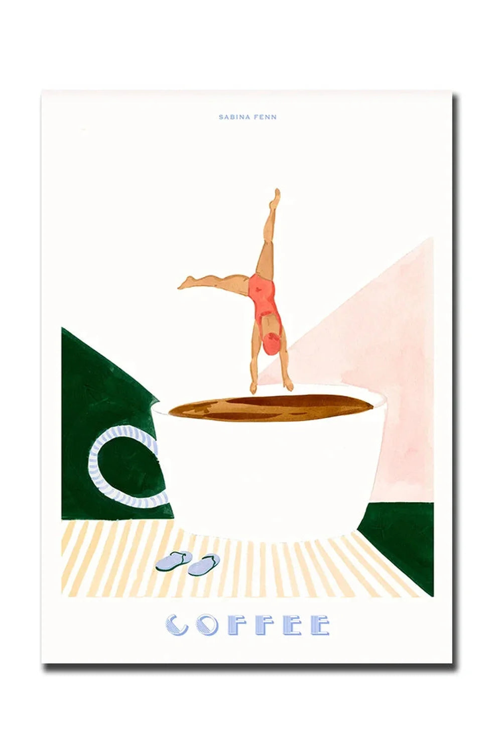 Guten Morgen Kaffee Leinwand Poster