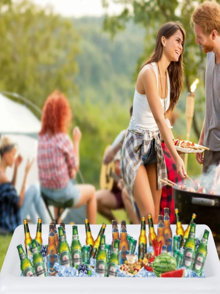 Frendorf | Aufblasbare Eisbar – Ideales Zubehör für Partys und Poolspaß