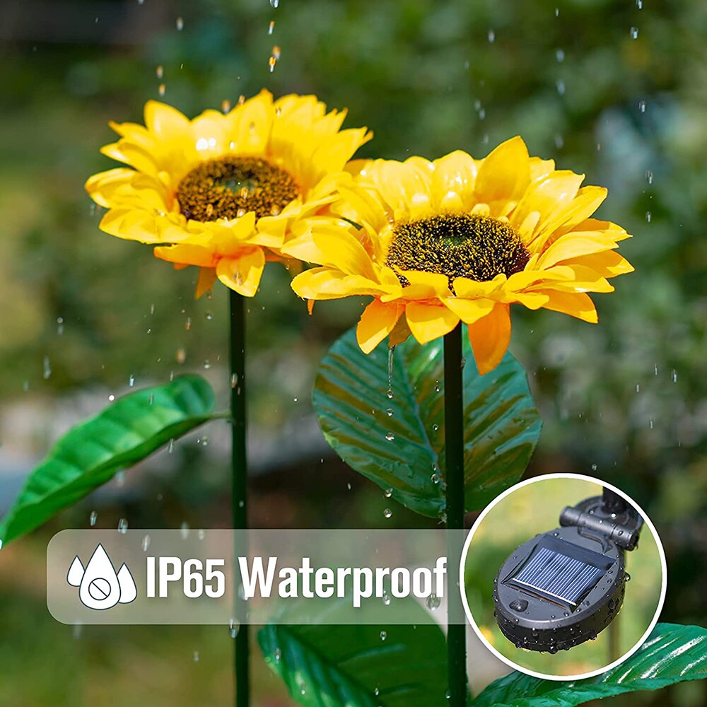 Solar-Sonnenblumen: Wasserdichte Gartenerfreude