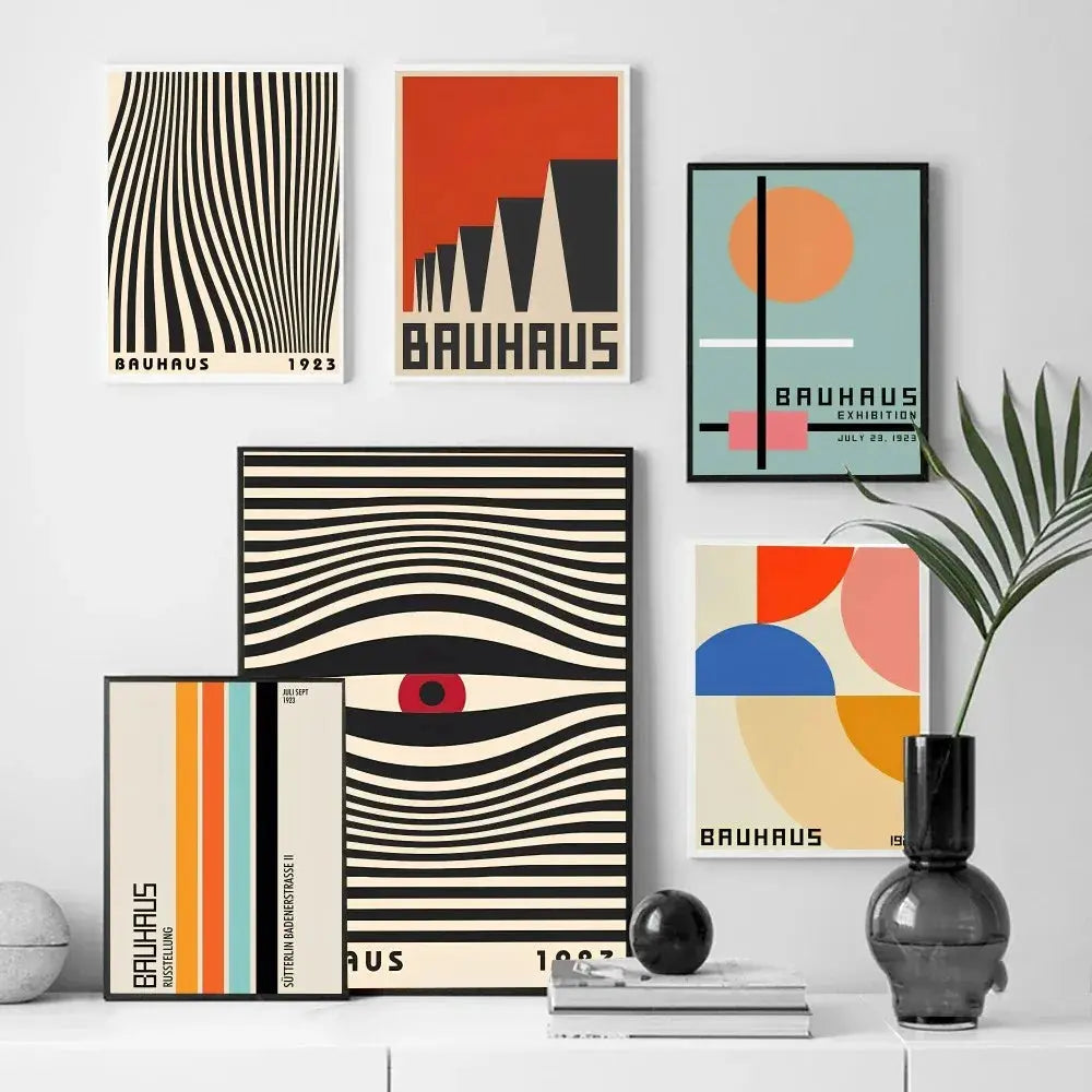 Frendorf | Bauhaus-Poster für ein elegantes Interieur in nordischer abstrakter Geometrie