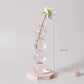 Pink Glass Taper Kerzenhalter