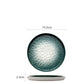 Frendorf | EmeraldGlow Gradient Design Teller | Hochwertige Essteller | Modernes Farbverlauf-Design