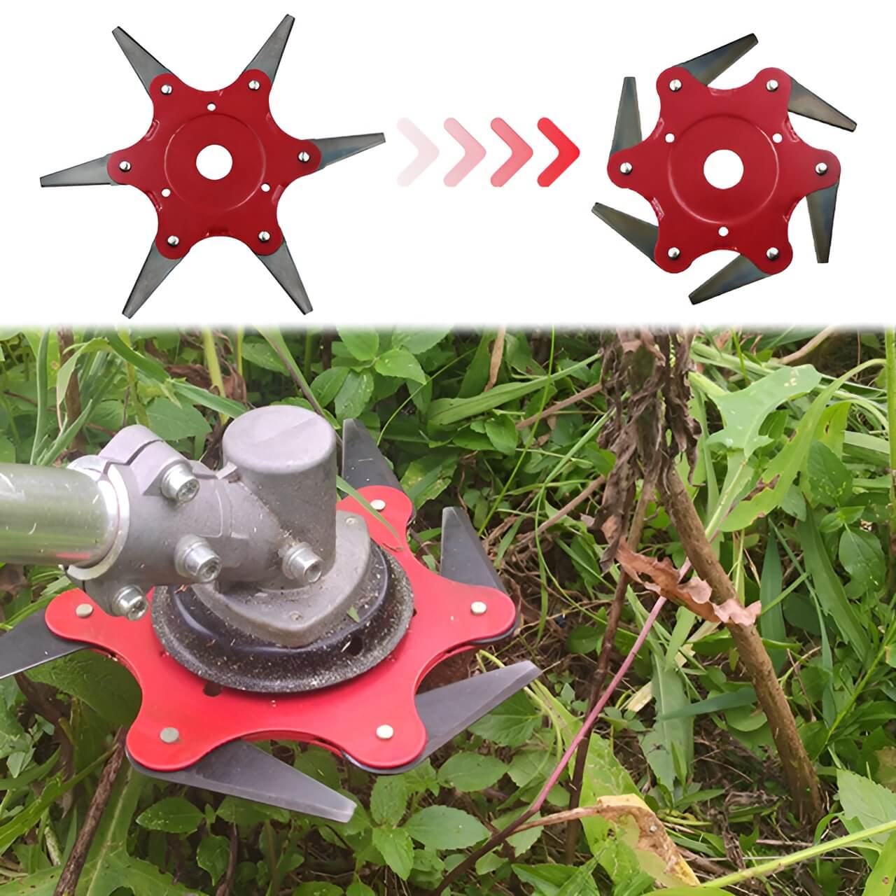 Frendorf | Universal 6-Stahl-Rasiermesser Trimmerkopf
