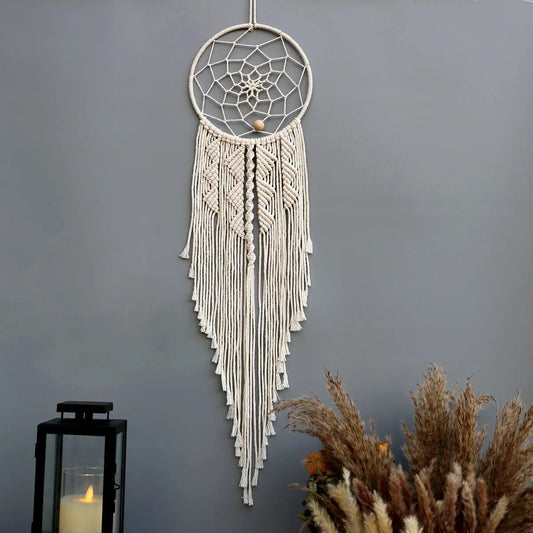Dream Catchers Boho Home Decor Macrame Handmade Wall Hangings Ramadan Baby Bedroom Nordic Room Kids Nursery Ornament Gift